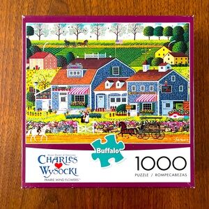 Charles Wysocki 1000 Piece Puzzle “Prarie Wind and Flowers”